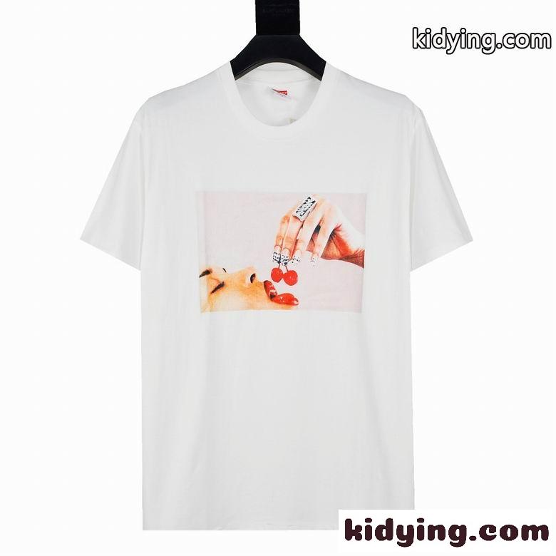 シンプル プリント シュプリーム tシャツ コピー カジュアル 着心地いい トップス 個性的 おしゃれ クルーネック 半袖-0