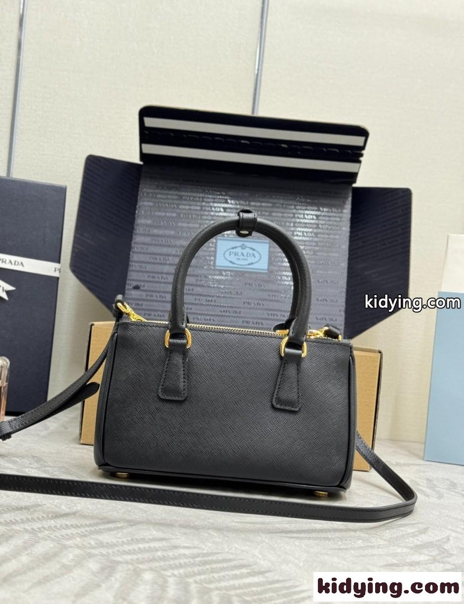【完売必至】1BA916 サフィアーノレザー ミニバッグ プラダ バッグ スーパーコピー ブラック-1