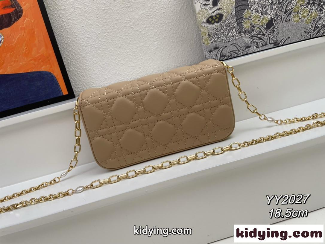 LADY DIOR フォンポーチ クリスチャン・ディオール バッグ コピー レディース チェーンバッグ ベージュ-2