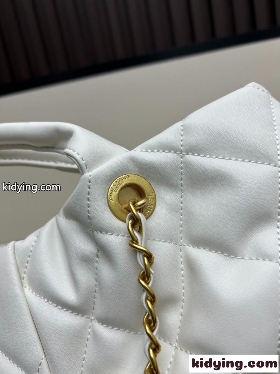 CHANEL シャネル マトラッセ バッグ 25K コピー 可愛い リボン ホワイト-1
