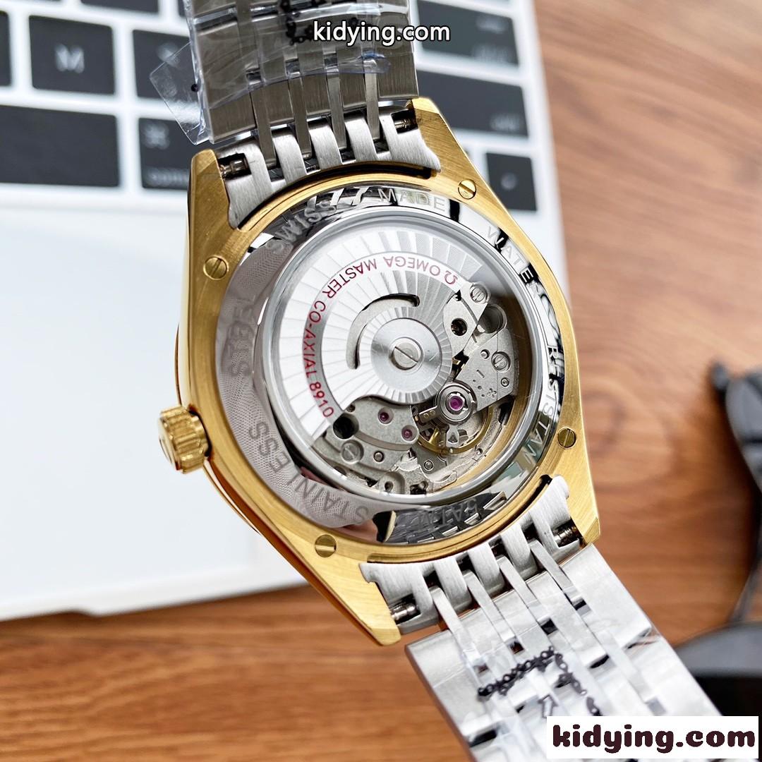 40mm おしゃれ シンプル ビジネス 人気 オメガ 時計 コピー 日付表示 腕時計 メンズ ウォッチ-5