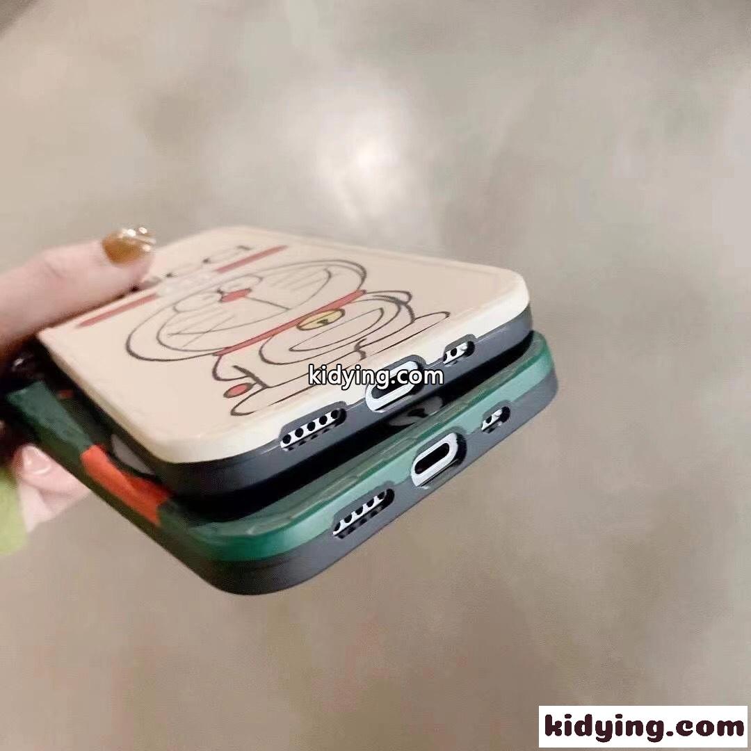 おしゃれ 可愛い ドラえもん グッチ アイフォンケース コピー iPhone13 人気 軽量 カバー スマホケース-3