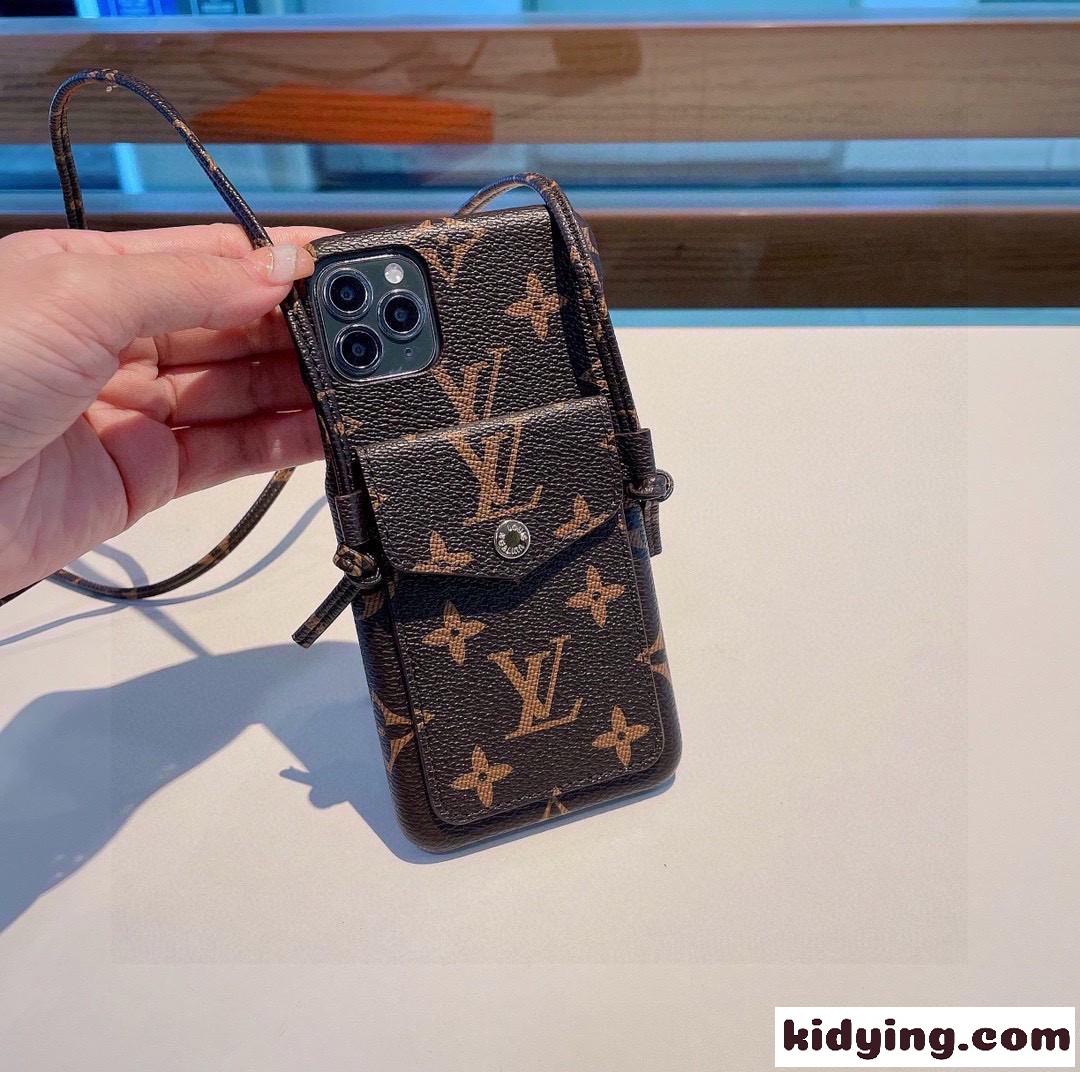 ルイ・ヴィトン スマートフォンケース コピー ショルダー付き カード収納 アイフォンケース-0
