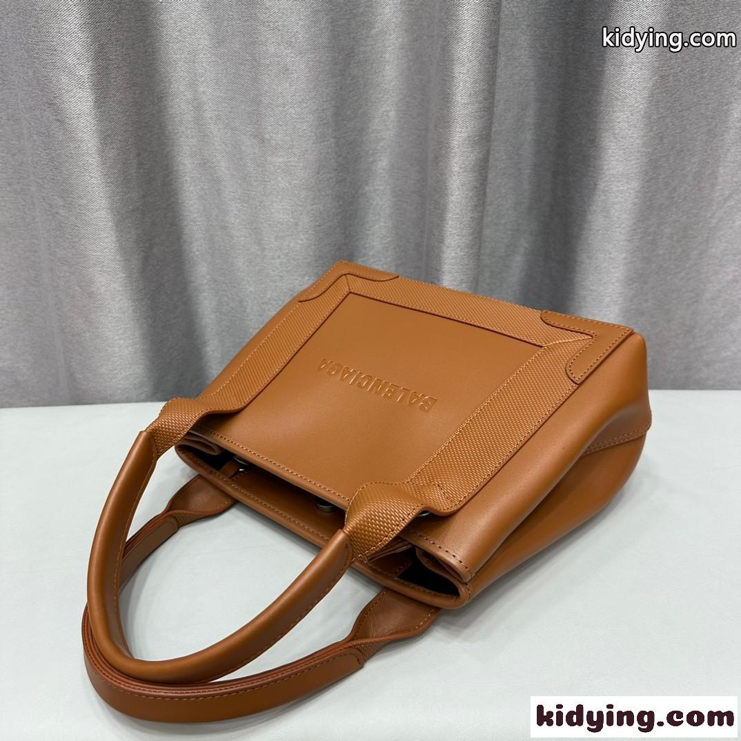 レディース シンプル NAVY トートバッグ バレンシアガ バッグ コピー ブラウン-4