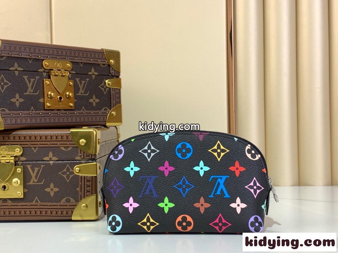 M13744 LV × TM ポシェット・コスメティック PM ルイヴィトン バッグ スーパーコピー ブラック-1