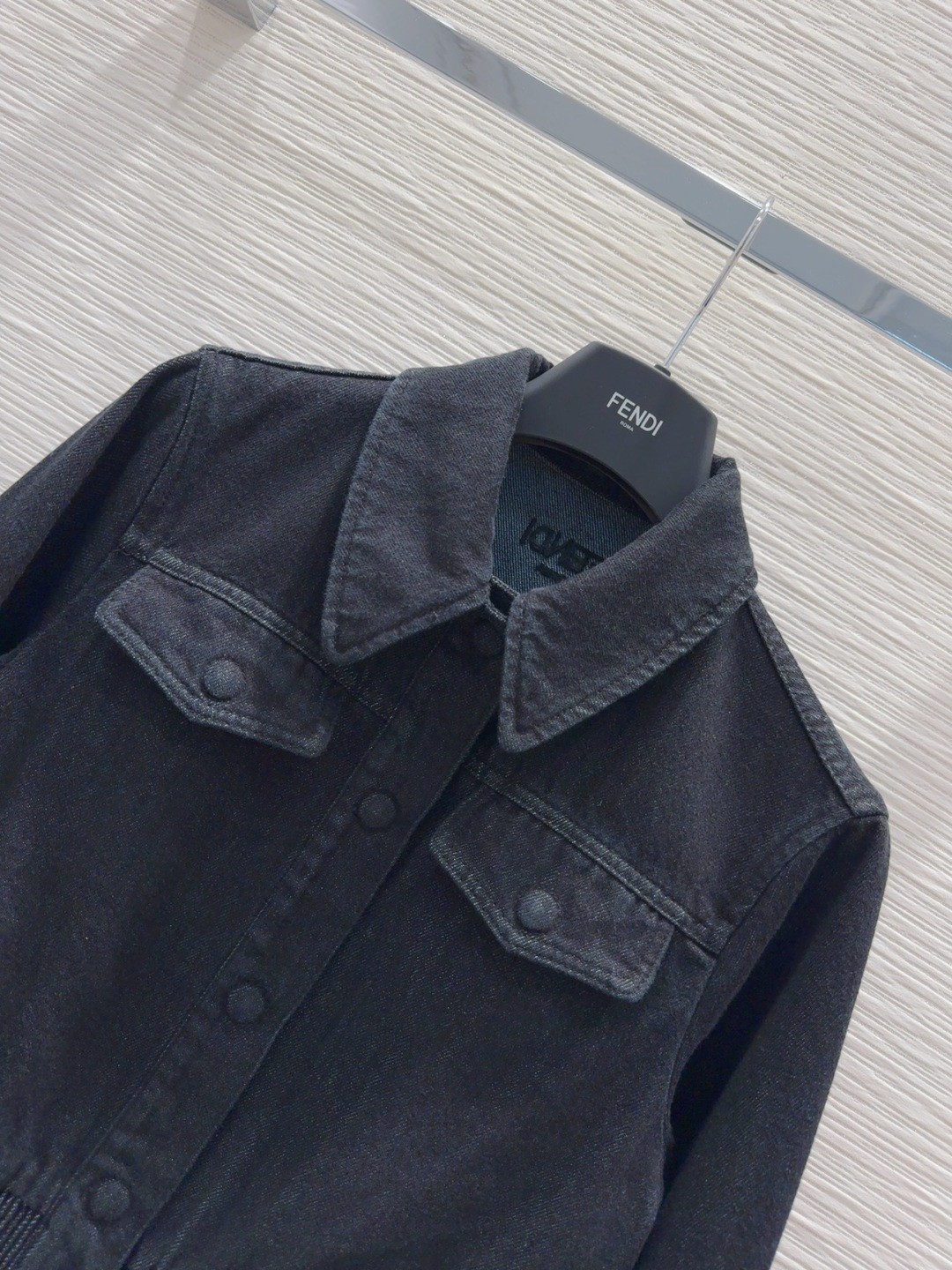洗練された お洒落 ブルゾン フェンディ ジャケット コピー デニム-2