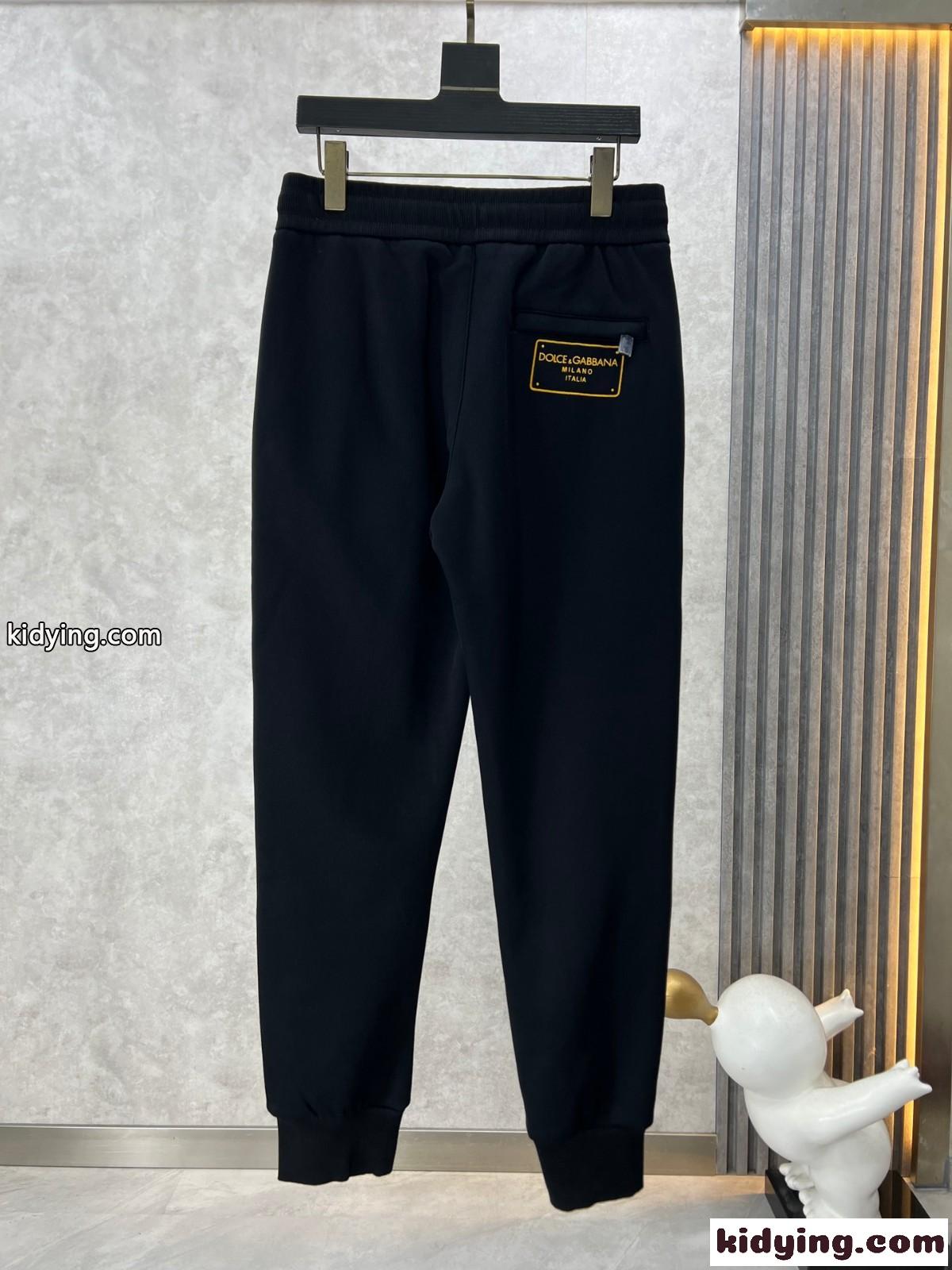 カジュアル ドルチェ&ガッバーナ パンツ コピー メンズ 裏起毛 スウェットパンツ-1