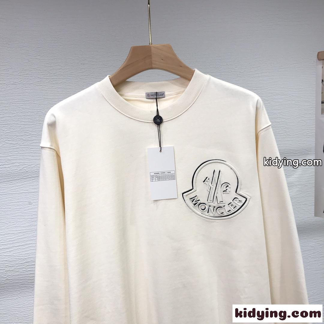 シンプル モンクレール Tシャツ コピー おしゃれ クルーネック スウェットシャツ-1