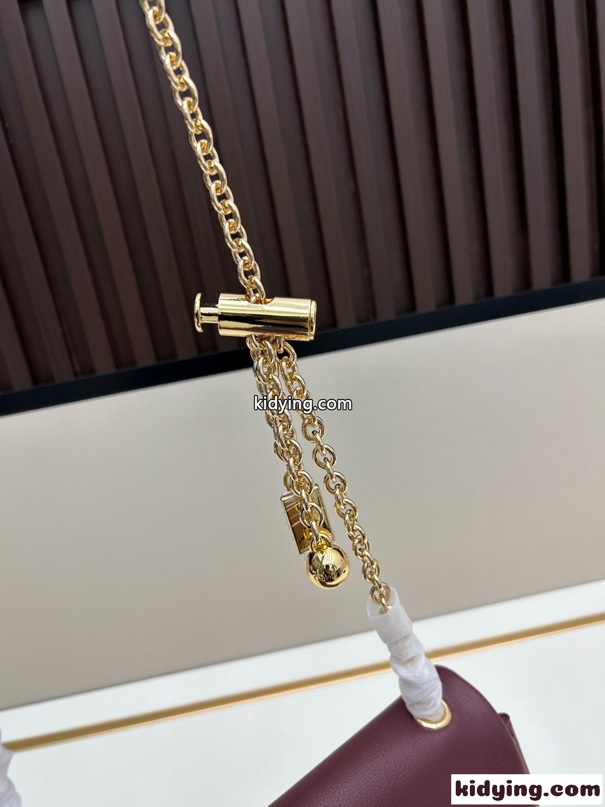 エレガント グレインレザー Chloé Heritage ショルダーバッグ クロエ バッグ スーパーコピー-4