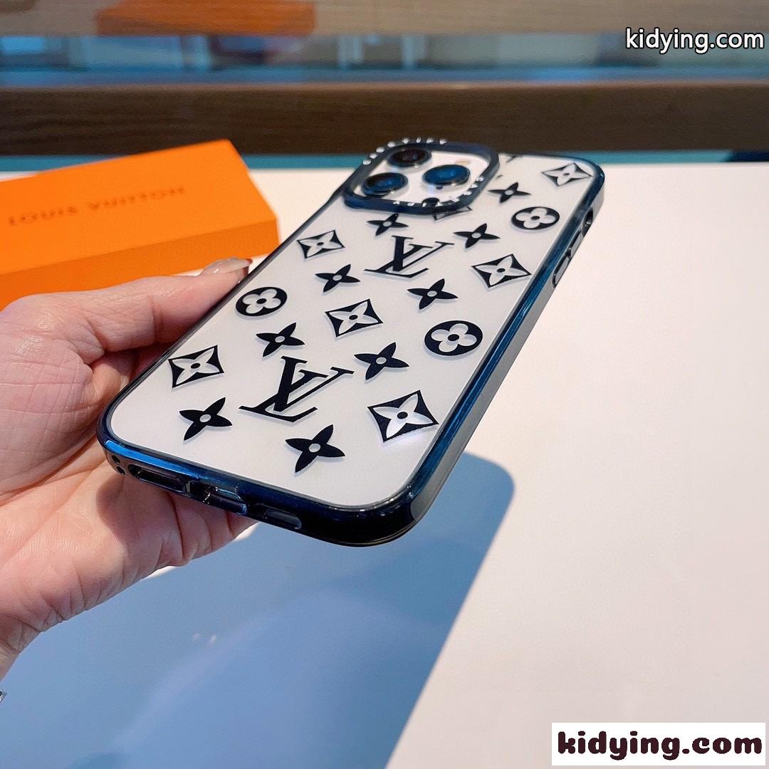 ルイ・ヴィトン アイフォンケース コピー スマホケース おしゃれ 可愛い プリント アクリルケース-4
