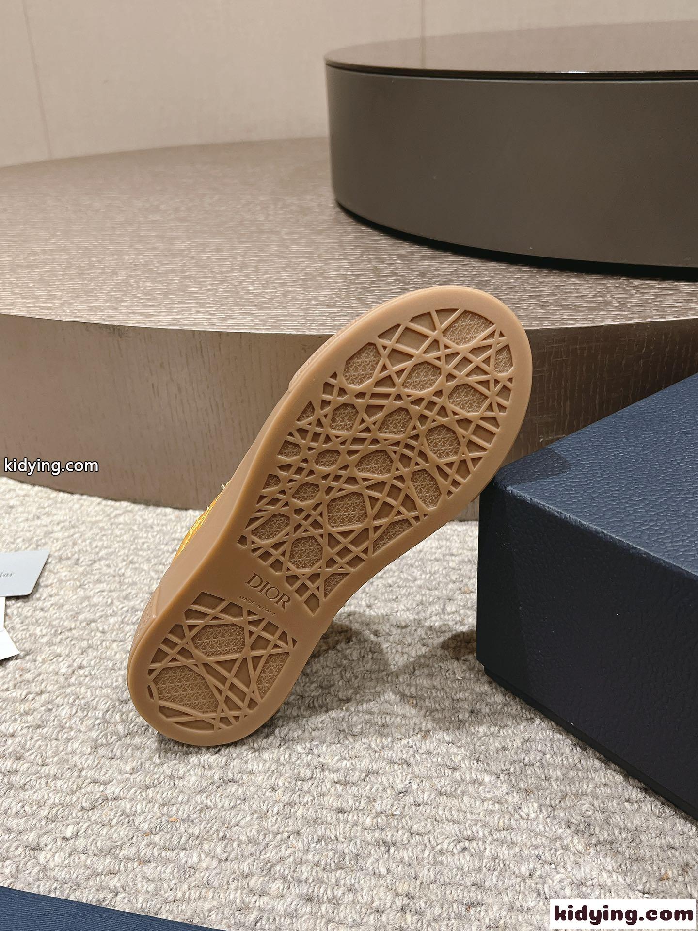 限定 DIOR AND STONE ISLAND B33 スニーカー クリスチャン・ディオール スニーカー スーパーコピー イエロー-4
