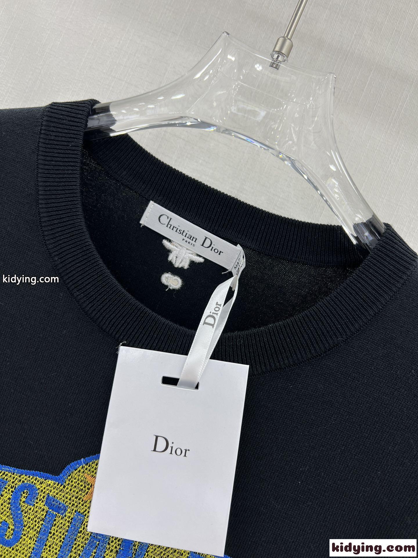 クリスチャン・ディオール Tシャツ コピー Indian Animals Tiger テンセル ジャージー 半袖Tシャツ-1