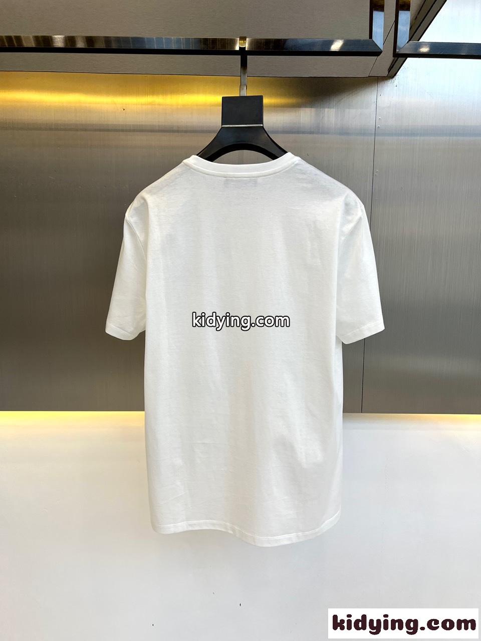 ベーシック メンズTシャツ コットン ロゴプレート ドルチェ&ガッバーナ Tシャツ コピー ホワイト-4