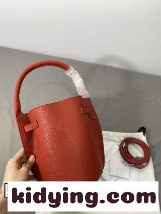 セリーヌ バッグ おすすめコピー セリーヌbig bagバケツバッグ大赤色 また百乗の古典的な金だ-2