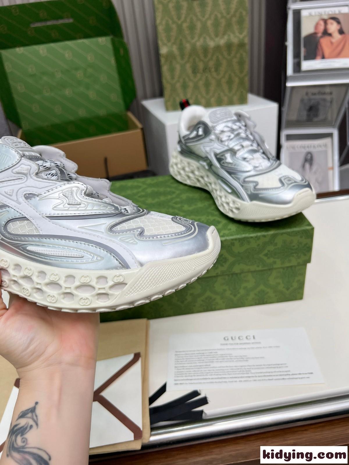 人気新作~GUCCI cub3dスニーカー グッチ スーパーコピー n級 ホワイト-1