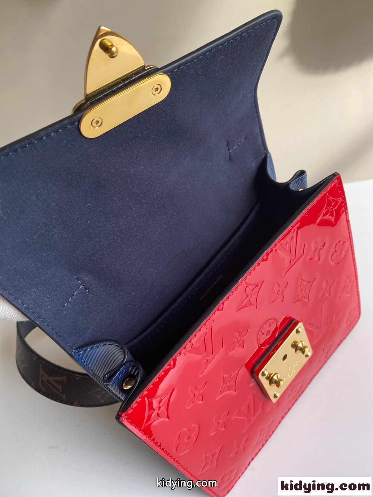 LOUIS VUITTON ルイヴィトン M90376 ヴェルニ スプリングストリート PM スーパーコピー レッド-3