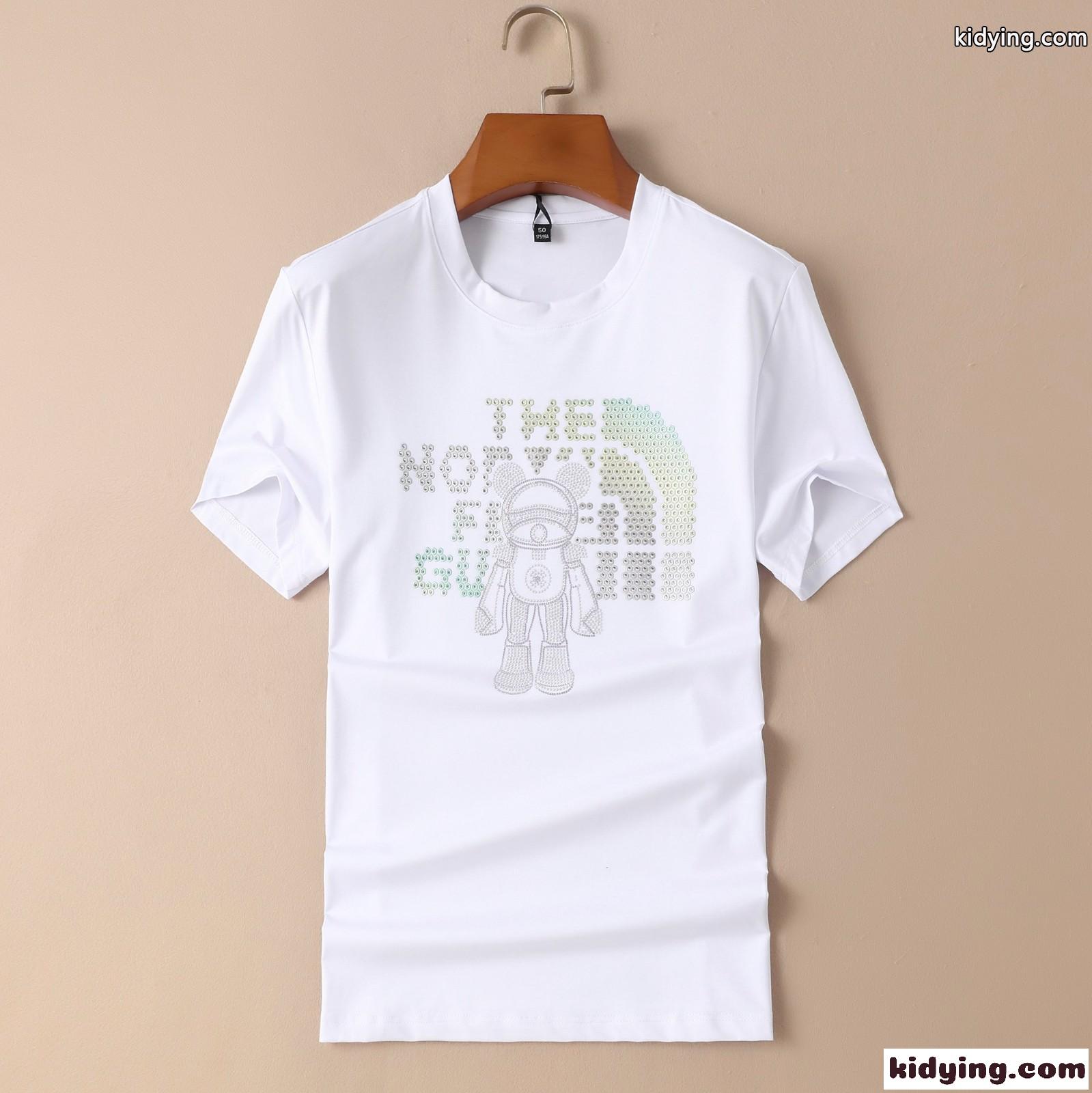大人気 GUCCI×THE NORTH FACE グッチ Tシャツ コピー メンズ 半袖 メンズ クールネック カジュアル 定番 ホワイト ブラック-2