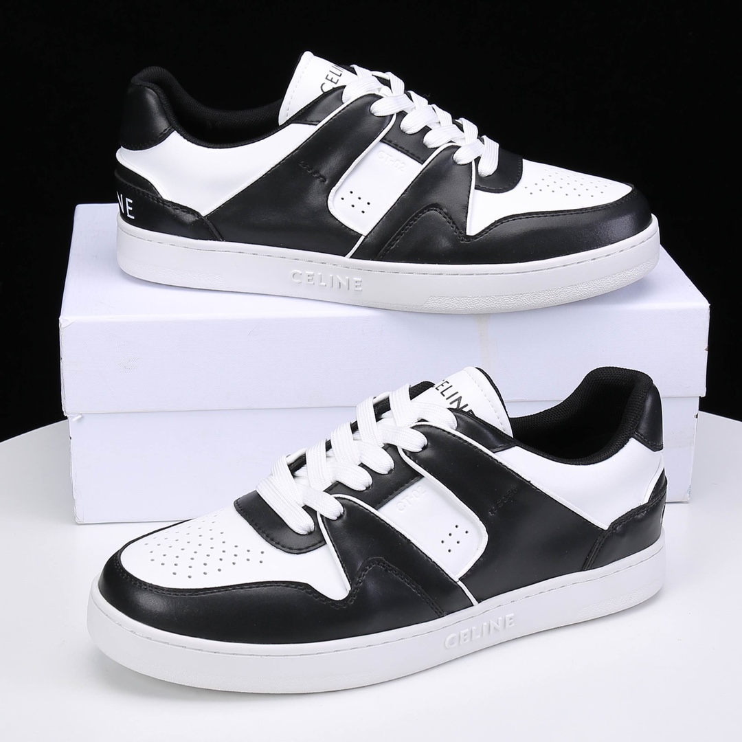 大人気 おしゃれ セリーヌ スニーカー コピー メンズ レースアップ ロースニーカー-0