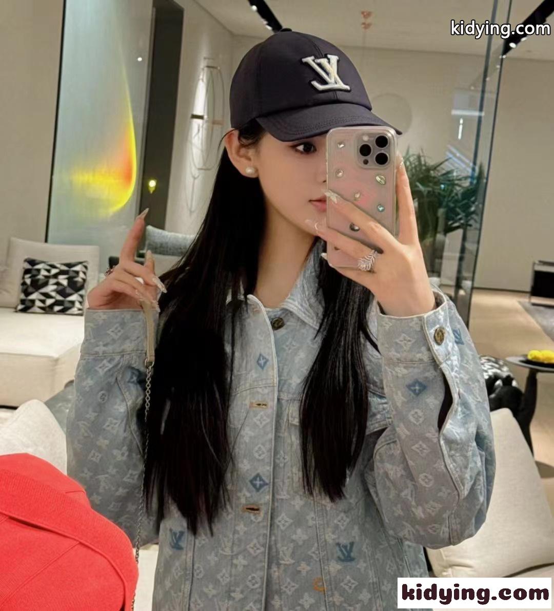 キャップ・LV シグネチャー ルイヴィトン キャップ コピー 帽子 ブラック-5