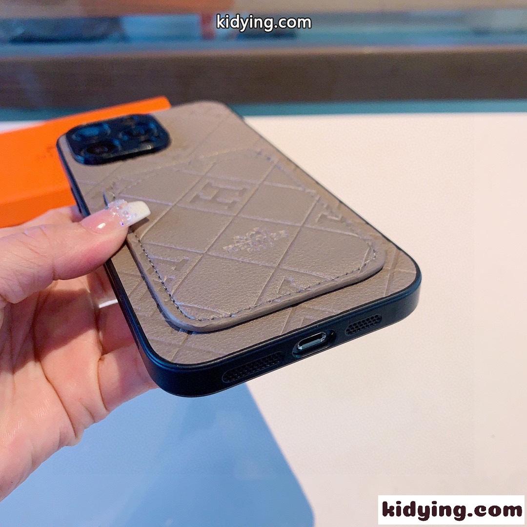 エルメス スマホケース 偽物 カード収納  アイフォンケース iPhone 15-2