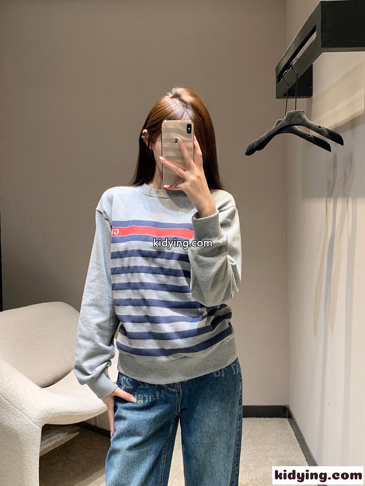 グッチ Tシャツ 偽物 カジュアル コットン スウェットシャツ クルーネック-5