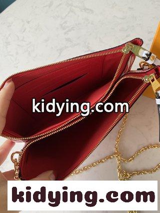 ルイ・ヴィトン バッグ 安い コピー LV Crafty抽象グラフィックアートキャプチャ 新しいPochette Double Zipチェーンバッグを煥す-0