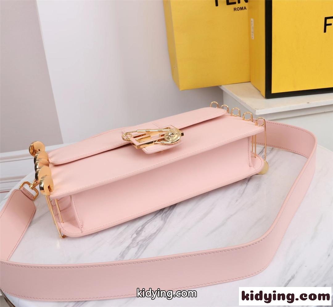 FENDI × VERSACE 可愛い セーフティーピン フェンディ バッグ 人気 コピー 上品 おしゃれ ショルダーバッグ-0