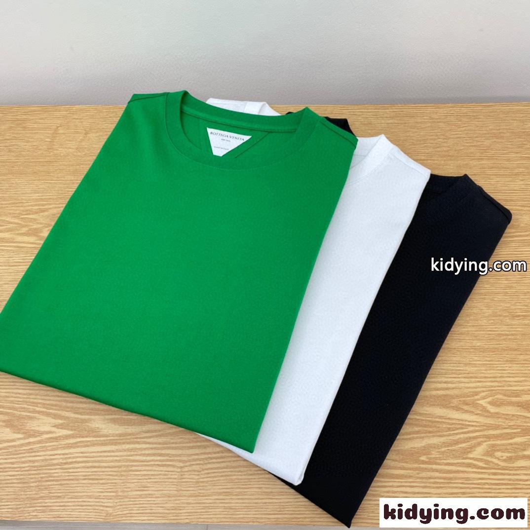 シンプル 無地 ビッグシルエット 3色あり ユニセックス ボッテガヴェネタ tシャツ コピー 体型カバー トップス-3