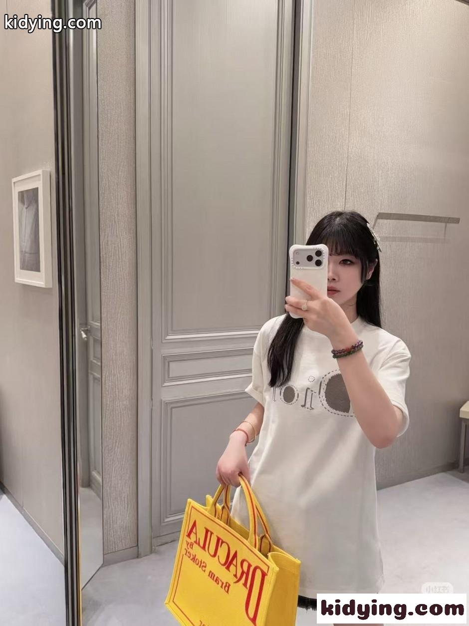 ユニセックス Dior Reverse Tシャツ クリスチャン・ディオール 半袖tシャツ 偽物 ホワイト-4
