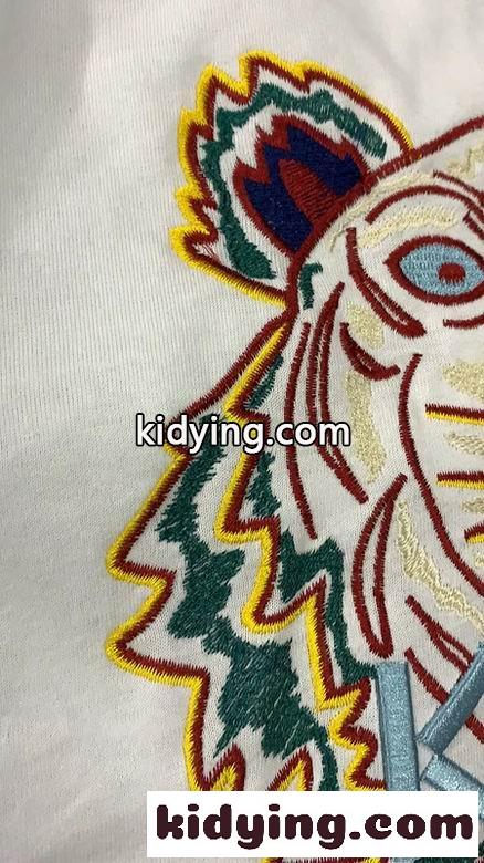 人気 おしゃれ タイガー 刺繍 クルーネック ケンゾー tシャツ コピー 半袖 合わせやすい-4