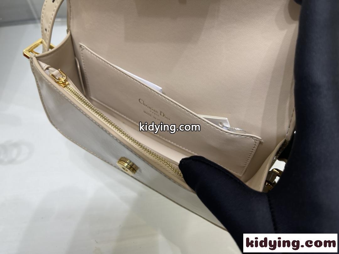 パテントレザー Miss Dior フラップバッグ クリスチャン・ディオール バッグ コピー ベージュ-4