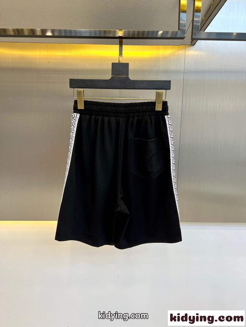 カジュアル ロゴ ショートパンツ ジバンシィ パンツ 偽物 ブラック-0