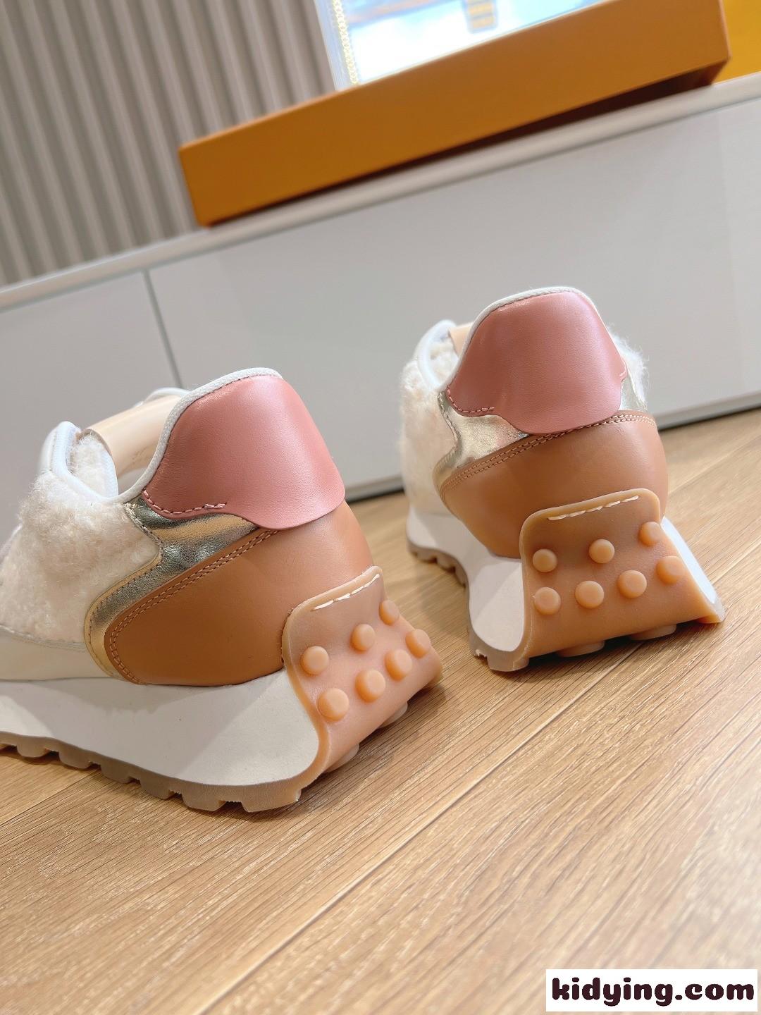 トッズ ケイト レザー&ブークレ スニーカー スーパーコピー 可愛い おしゃれ-3
