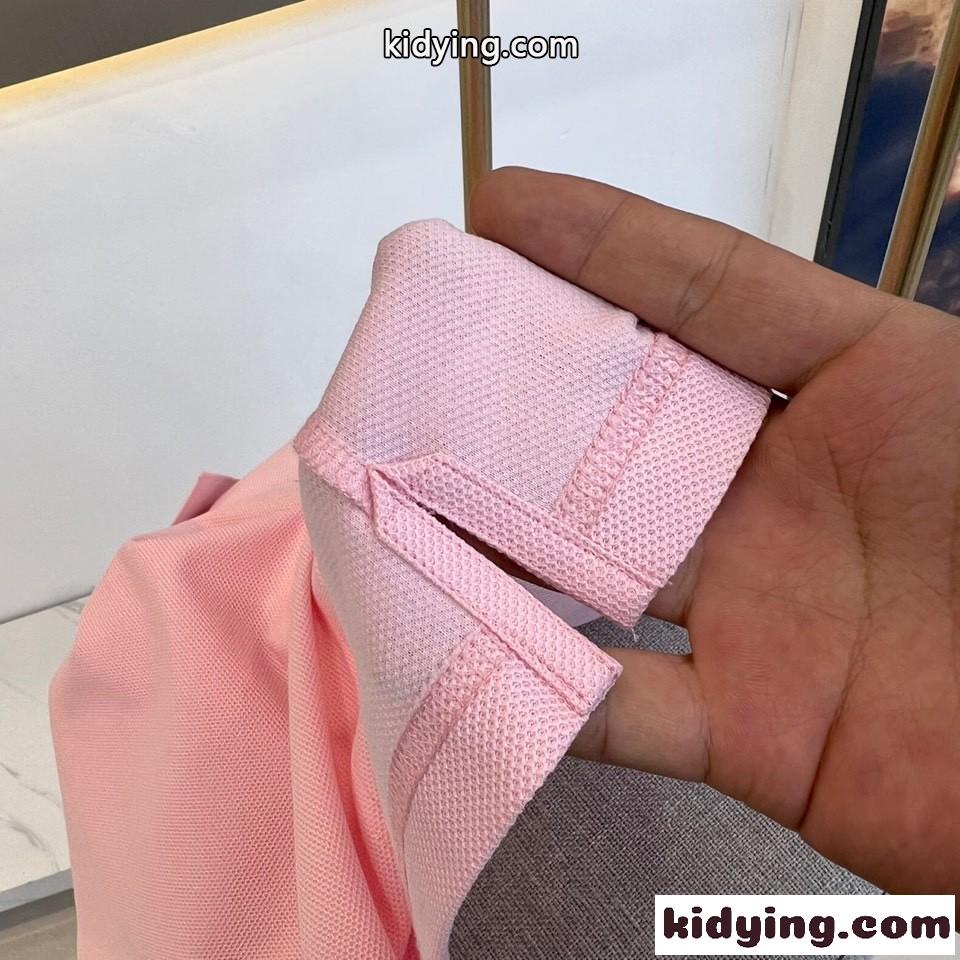 シンプル メドゥーサ ヴェルサーチェ Tシャツ 偽物 半袖 ポロシャツ ピンク-0