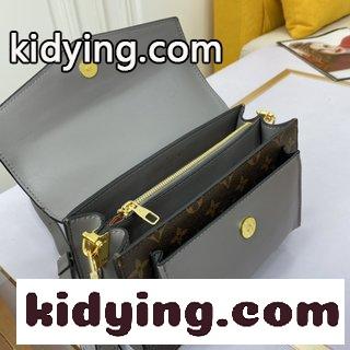 LV革 片肩斜めショルダーバッグ 肩ベルト ルイ・ヴィトン バッグ ショルダーコピー 2021年春の新型ファッション女性バッグです-2