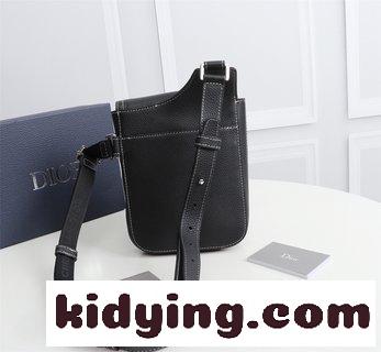 Diorディオ鞍胸包,斜めがけバッグ クリスチャンディオール バッグ 人気コピー 黒粒面牛皮革-0