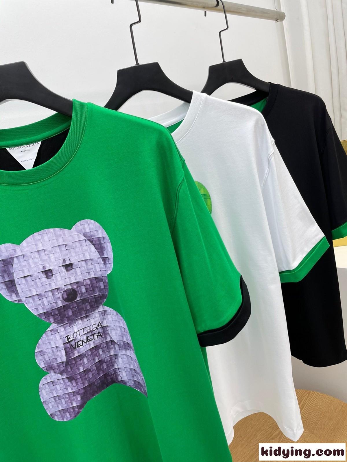 ボッテガヴェネタ tシャツ コピー コットン トップス 人気 カジュアル ゆったり 体型カバー クルーネック-2