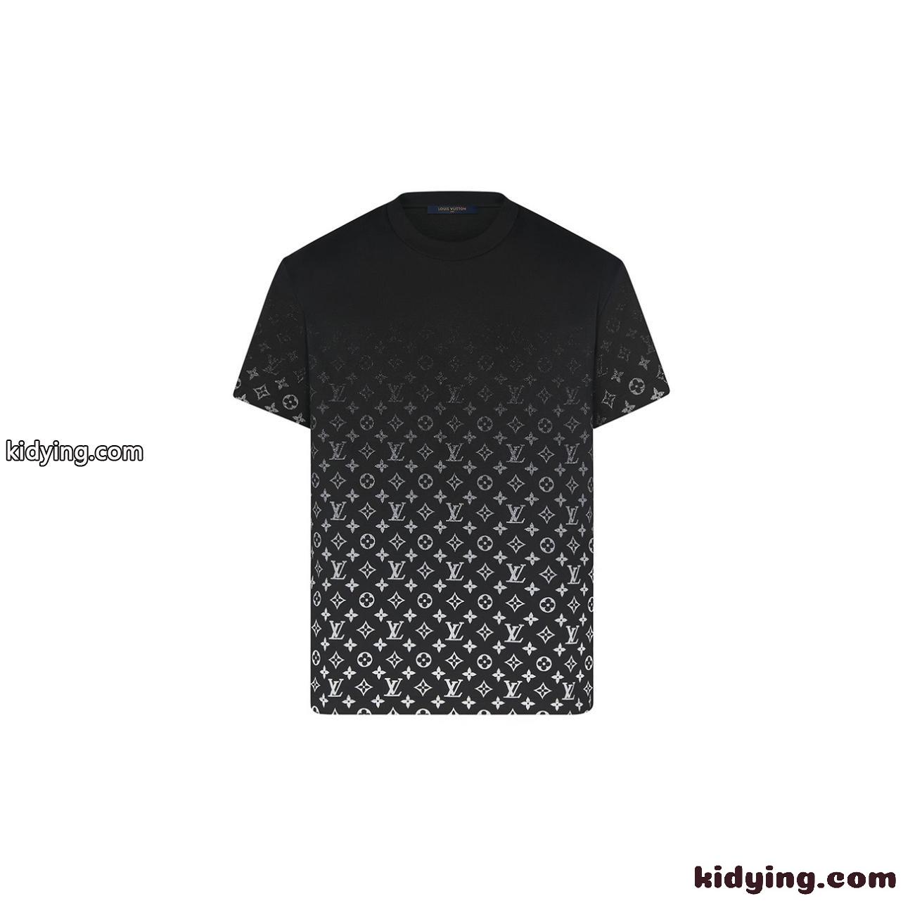 おしゃれ モノグラム グラディエント 半袖Tシャツ ルイ・ヴィトン Tシャツ コピー 人気-3