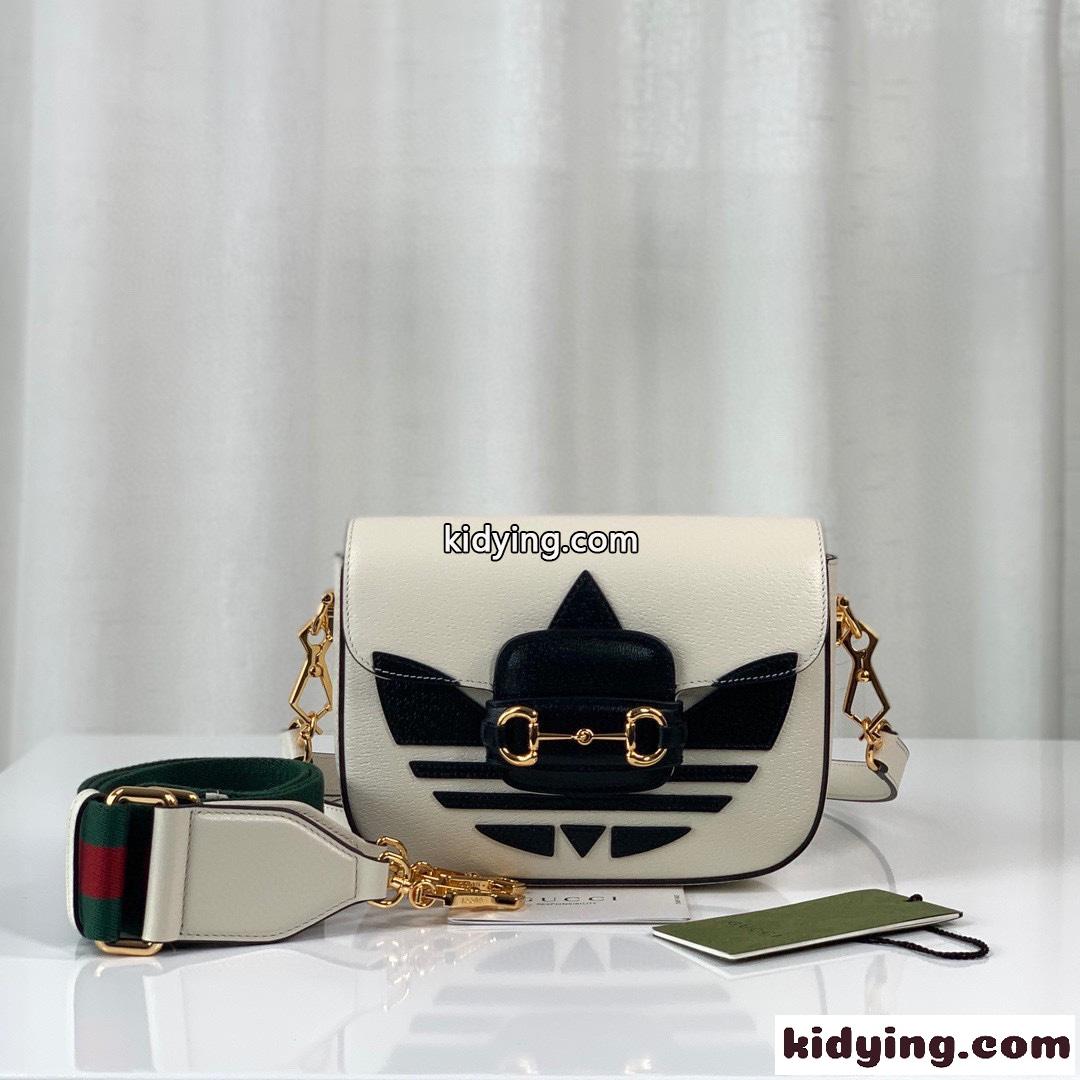 adidas x Gucci プリント カジュアル グッチ バッグ 人気 コピー 斜め掛け ショルダーバッグ-0