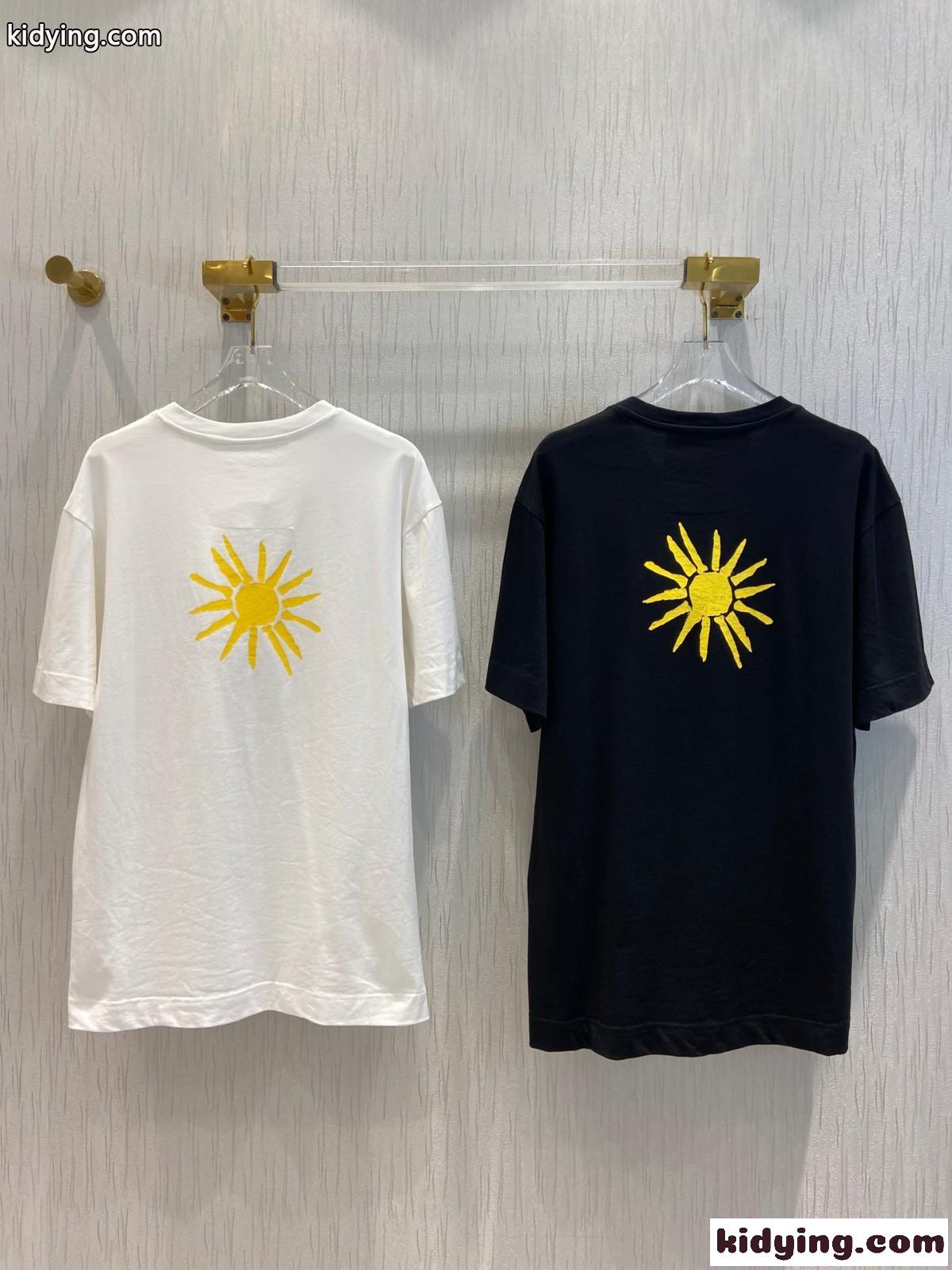 春夏 新作 ゆったり 人気 体型カバー プリント クルーネック ジバンシィ Tシャツ コピー コットン 着心地いい-3
