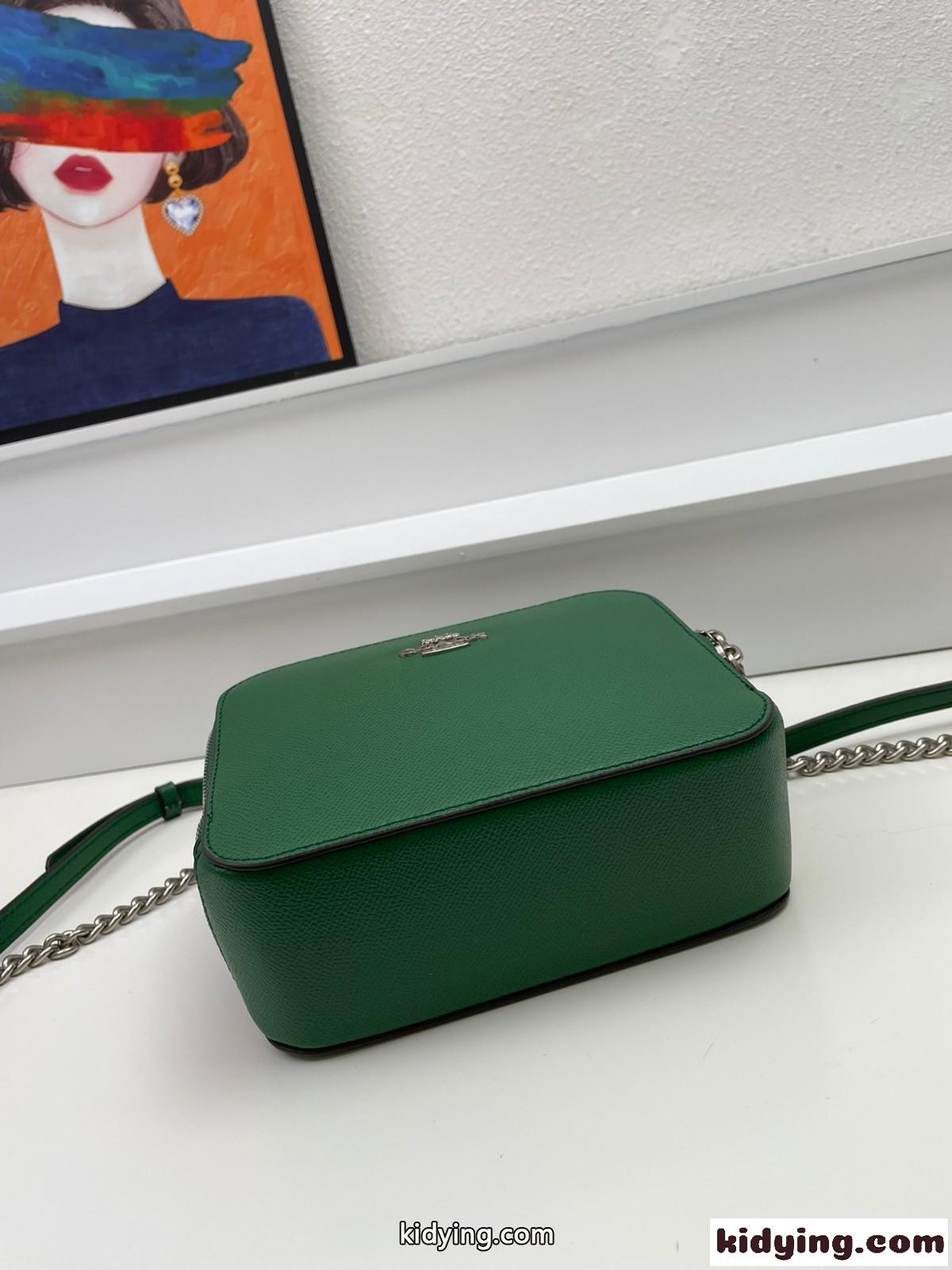 コーチ バッグ コピー レディース ダブルジップ ボックスショルダーバッグ-3