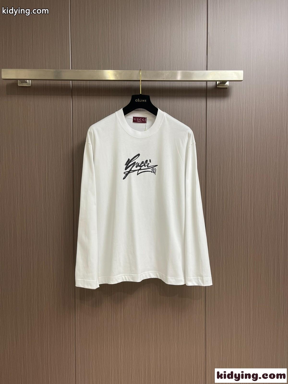 カジュアル 人気 合わせやすい プリント グッチ Tシャツ コピー 長袖Tシャツ-2