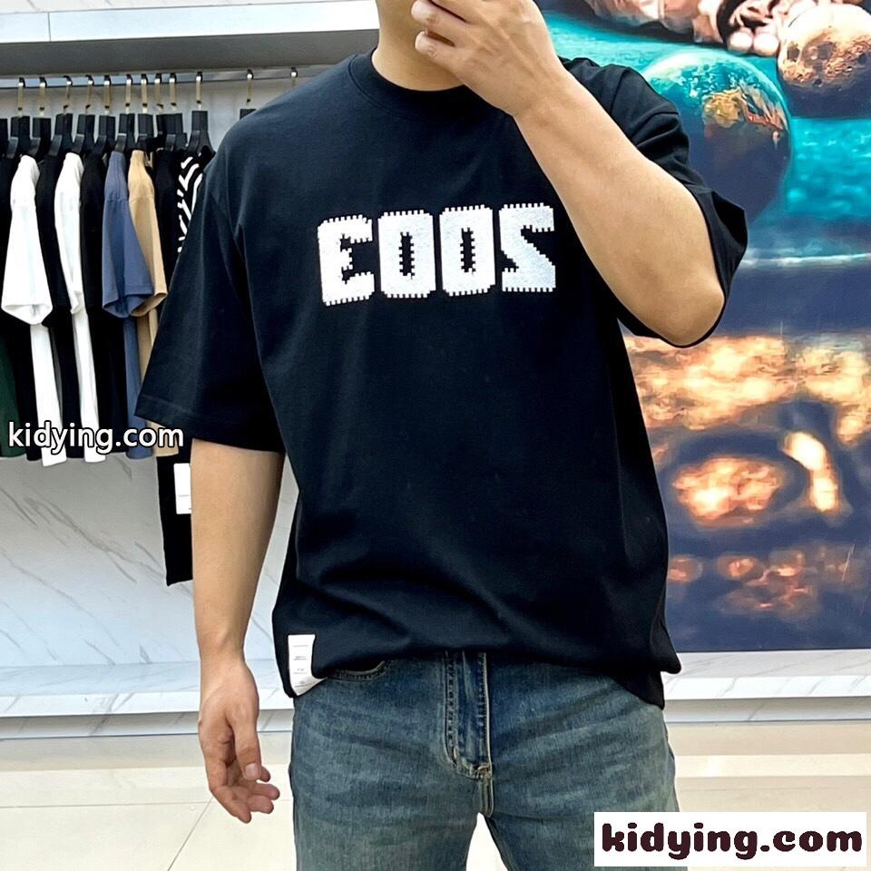 快適 ゆったり トムブラウン 半袖Tシャツ コピー コットンTシャツ ブラック-2