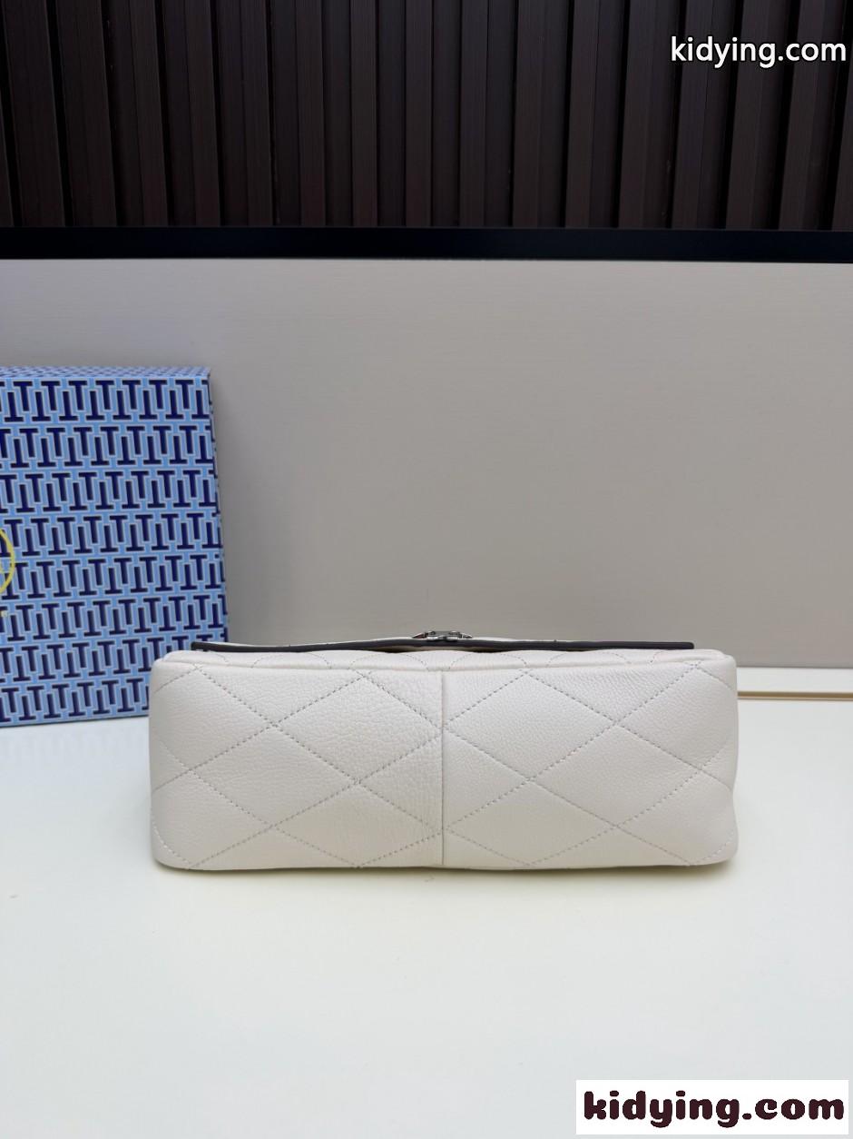 Tory Burch チャーリー キルト ショルダーバッグ トリーバーチ コピー ホワイト-3
