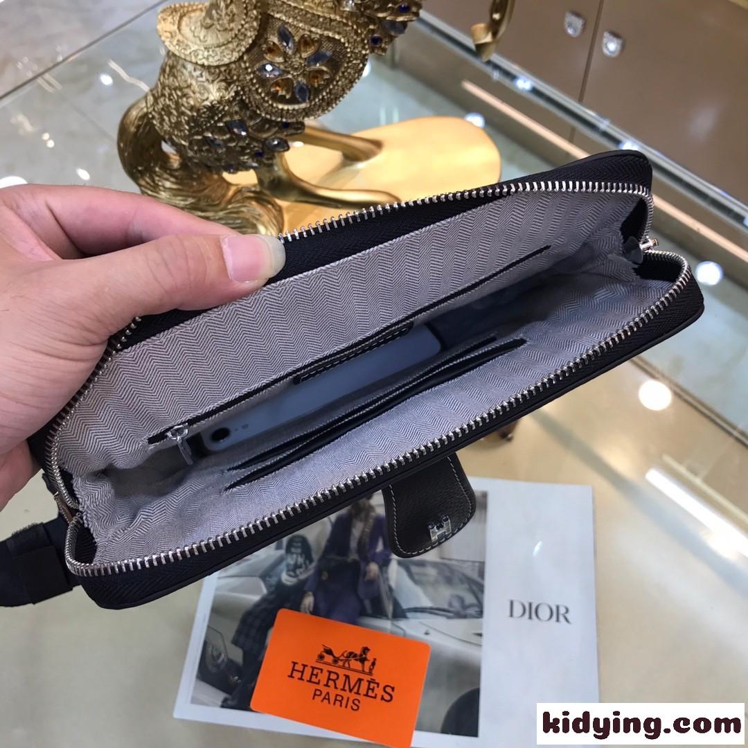 シンプル カジュアル 斜め掛け ショルダーバッグ エルメス バッグ メンズ コピー おしゃれ コンパクト レザー-4