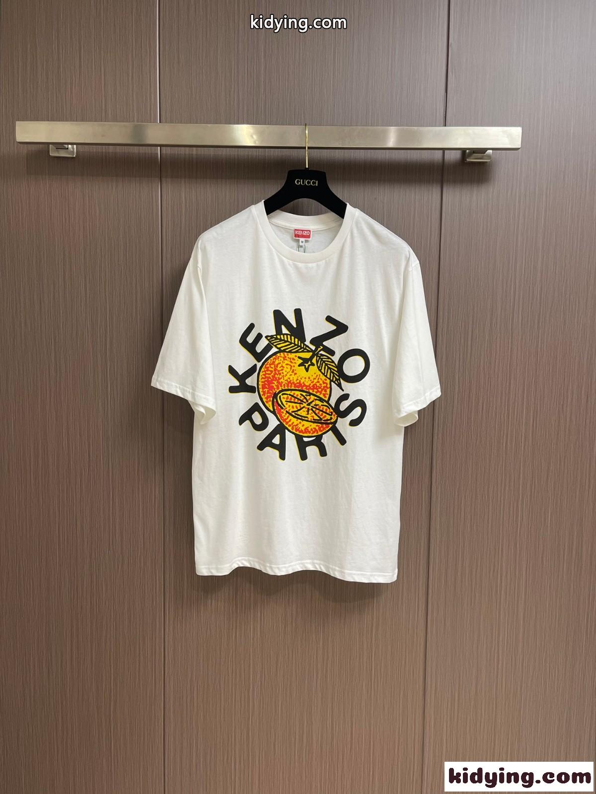 KENZO ORANGE クラシック Tシャツ ケンゾー 半袖Tシャツ コピー 合わせやすい-0