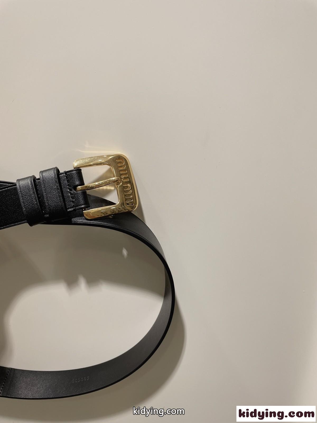 シンプル 合わせやすい ミュウミュウ ベルト コピー レザーベルト-1