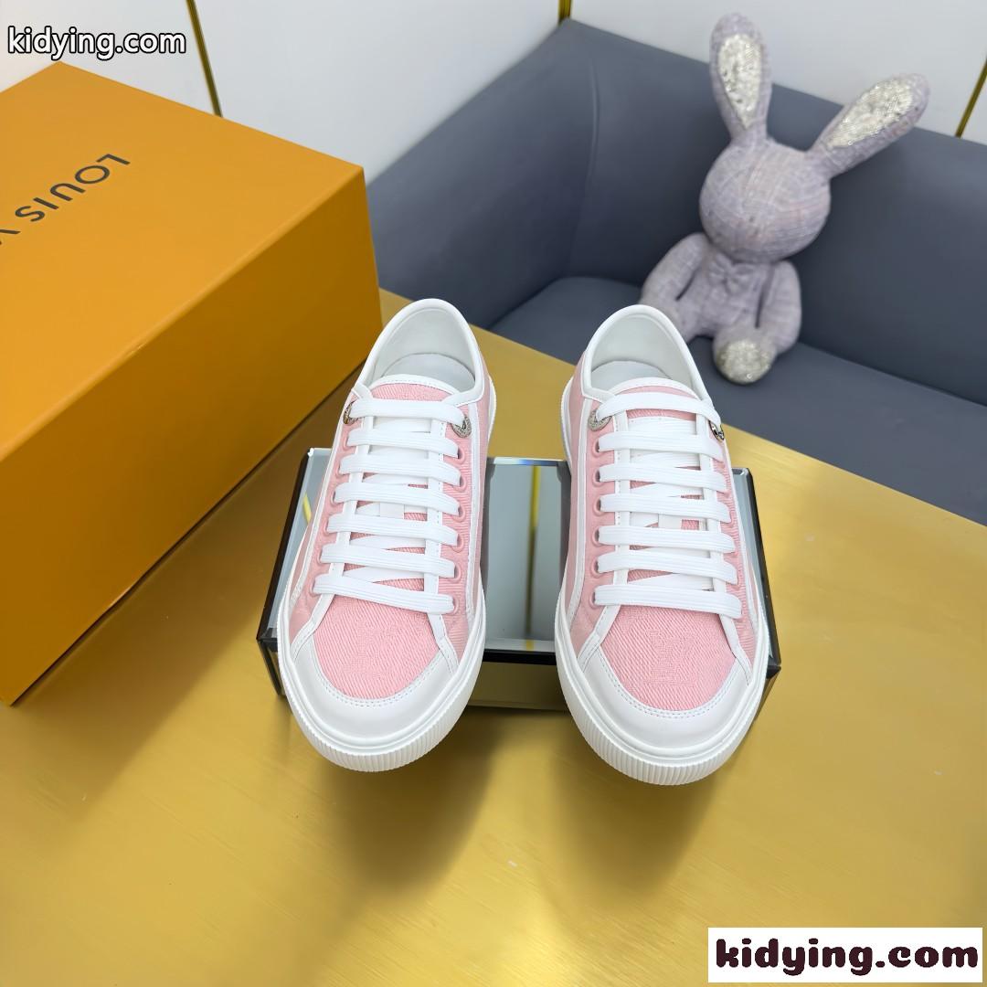 LV ラグーン スニーカー ルイ・ヴィトン スーパーコピー モノグラム ピンク-2