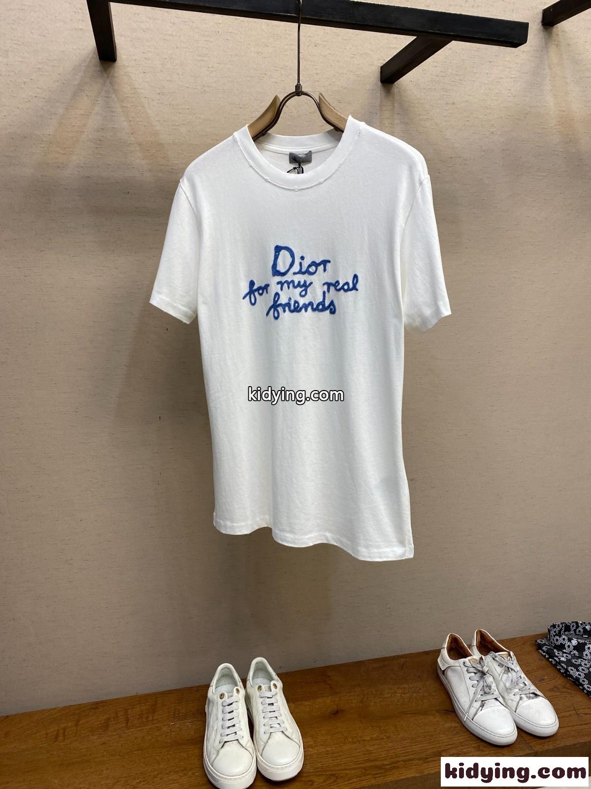 クリスチャン・ディオール Tシャツ コピー DIOR AND HYLTON NEL Tシャツ ホワイト-0