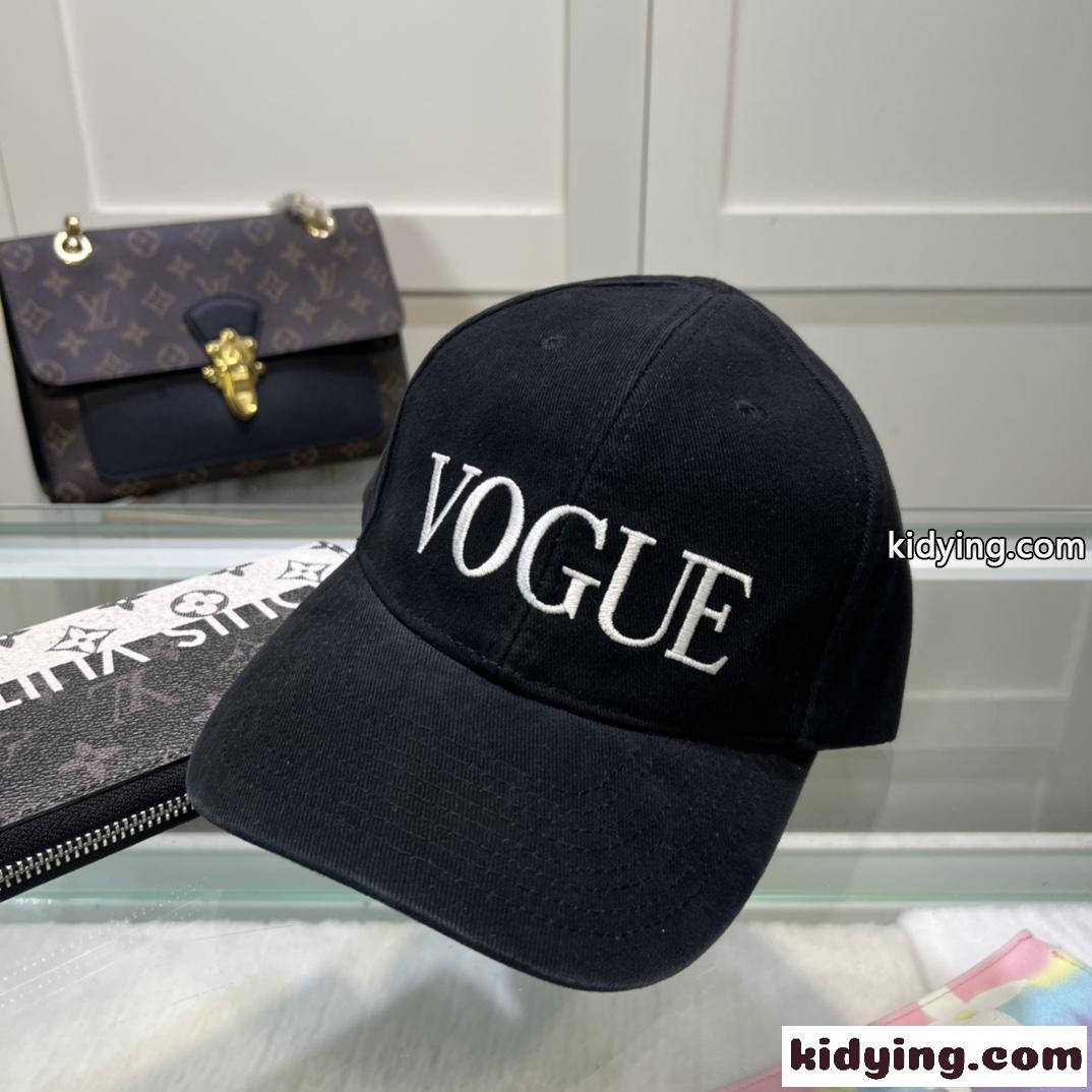 人気 おしゃれ VOGUE キャップ バレンシアガ キャップ コピー ブラック-2